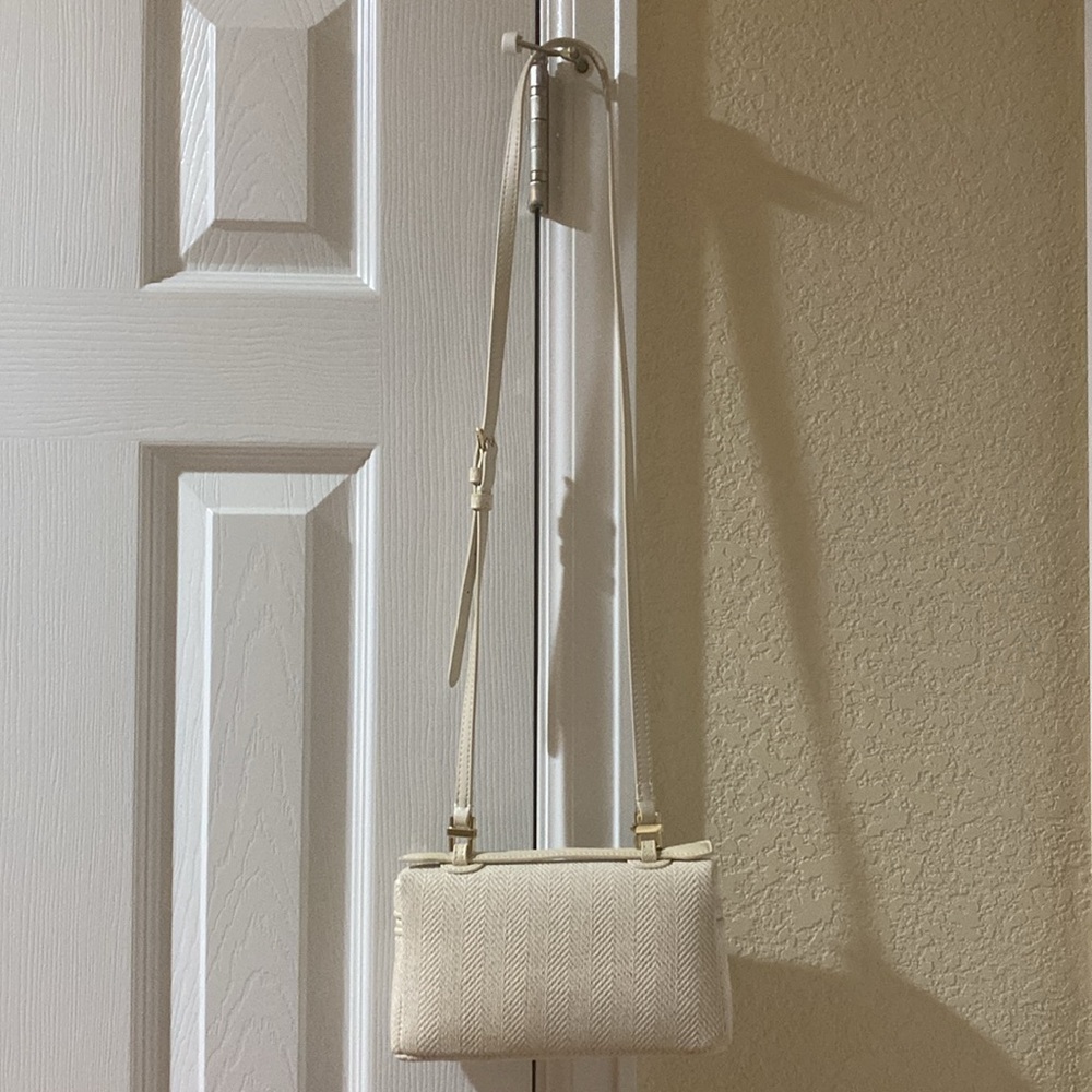 Beige tweed pouch - Picture 4 of 4